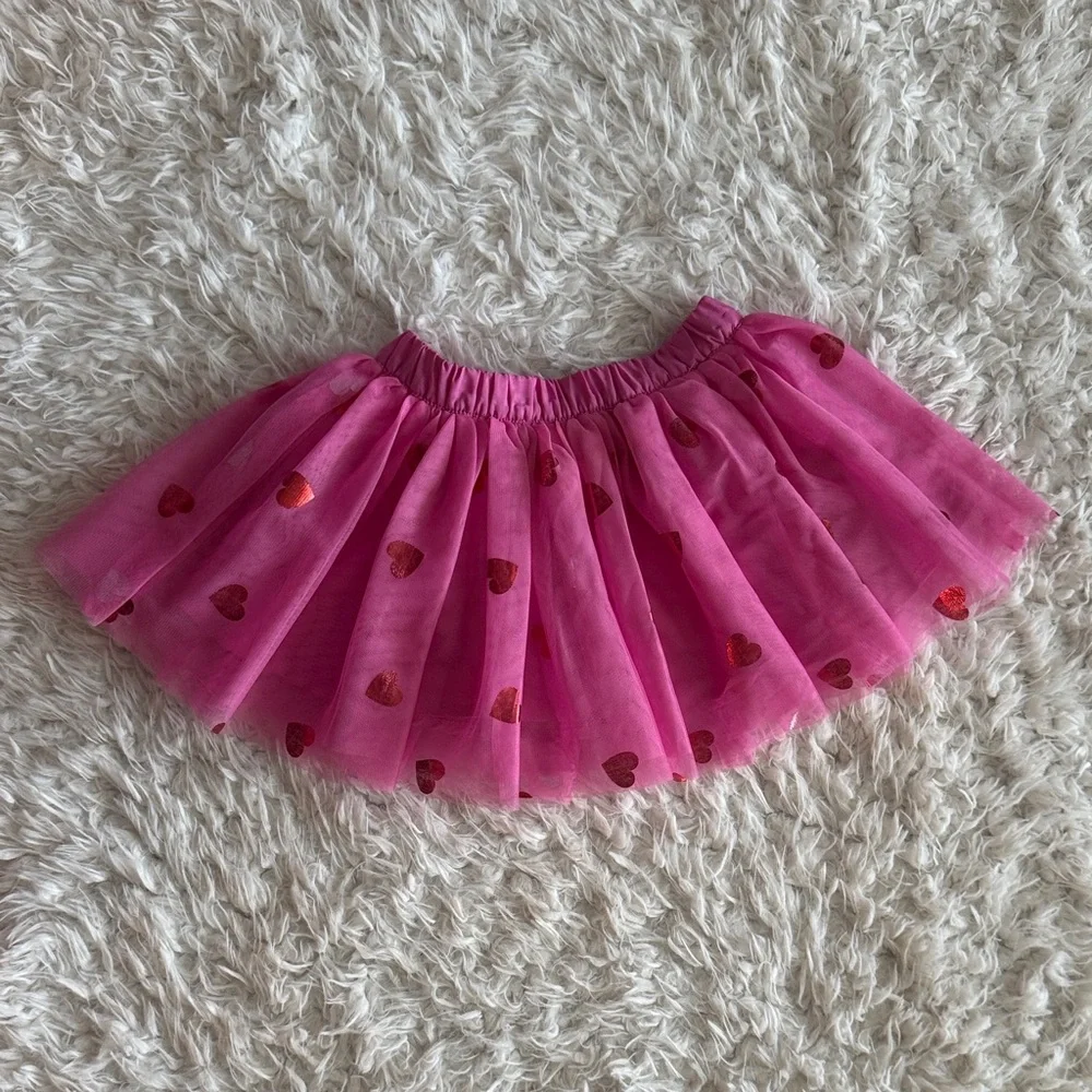 Gymboree Bright Pink Girls Skirt, Tutu
